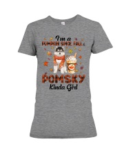 Pumpkin Kinda - Pomsky Premium Fit Ladies Tee tile