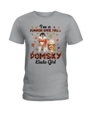 Pumpkin Kinda - Pomsky Ladies T-Shirt tile