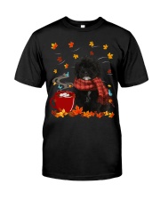 Hot Chocolate - BLACK Shih-Poo Classic T-Shirt front