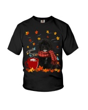 Hot Chocolate - BLACK Shih-Poo Youth T-Shirt tile