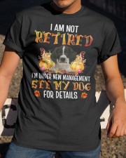 Retired - English Springer Spaniel 1 Classic T-Shirt apparel-classic-tshirt-lifestyle-28