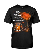 Belonging - RED Boston Terrier Premium Fit Mens Tee tile