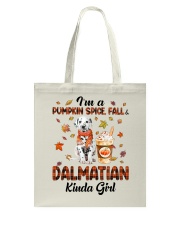Pumpkin Kinda - Dalmatian Tote Bag tile