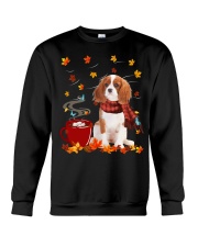 Hot Chocolate - Cavalier King Charles Spaniel 1 Crewneck Sweatshirt tile