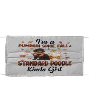 Pumpkin Kinda - CHOCOLATE Standard Poodle Mask tile