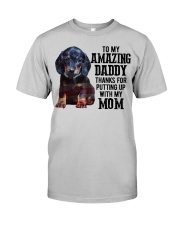 Amazing Daddy - Dachshund Dogs Classic T-Shirt front