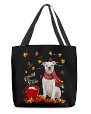Hot Chocolate - American Bulldog 2 All-Over Tote tile