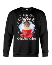 Xmas Coffee - Rough Collie 1 Crewneck Sweatshirt tile