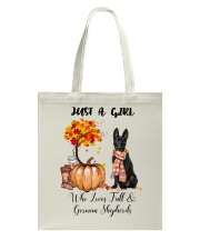 Love Fall- German Shepherd Tote Bag tile