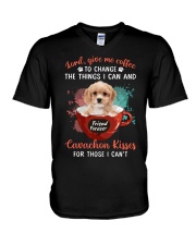 Give Me Coffee - Cavachon 1 V-Neck T-Shirt tile