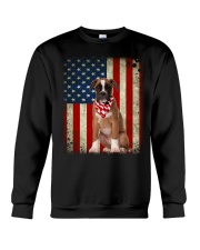 Boxer - American Flag Crewneck Sweatshirt tile