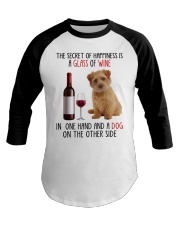 Happiness - Norfolk Terrier Baseball Tee tile