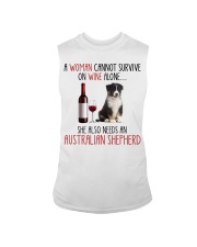 She Also Needs - Australian Shepherd Sleeveless Tee tile