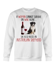 She Also Needs - Australian Shepherd Crewneck Sweatshirt tile