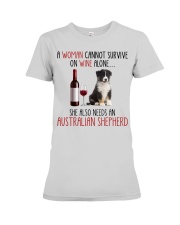 She Also Needs - Australian Shepherd Premium Fit Ladies Tee tile