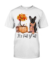 It is Fall - French Bulldog 3 Classic T-Shirt tile