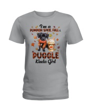 Pumpkin Kinda - Puggle 2 Ladies T-Shirt tile