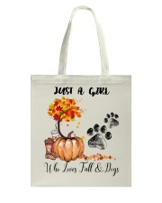 Fall And Dog Tote Bag tile