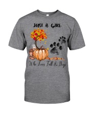 Fall And Dog Classic T-Shirt tile