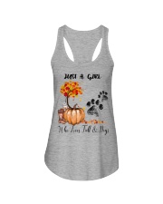 Fall And Dog Ladies Flowy Tank tile