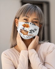Fall And Dog Cloth face mask aos-face-mask-lifestyle-17