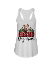 Blessed Dog Mom - American Bully Ladies Flowy Tank tile