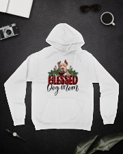 Blessed Dog Mom - American Bully Hooded Sweatshirt lifestyle-unisex-hoodie-front-9