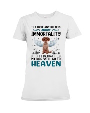 Immortality - RED Schnoodle Premium Fit Ladies Tee tile