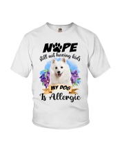 Allergic - Japanese Spitz Youth T-Shirt tile