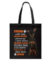 Playmate - Miniature Pinscher 2 Tote Bag tile