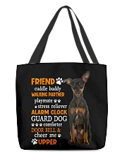 Playmate - Miniature Pinscher 2 All-Over Tote tile