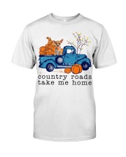 156 Country Roads Chihuahua 2 Classic T-Shirt front