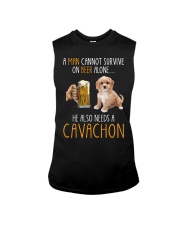Beer Alone - Cavachon 1 Sleeveless Tee tile