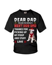 Christmas Dad - Pitbull 2 Youth T-Shirt tile