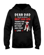 Christmas Dad - Pitbull 2 Hooded Sweatshirt front