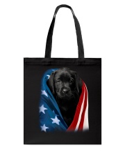 American flag - Labrador Tote Bag tile