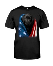 American flag - Labrador Classic T-Shirt front