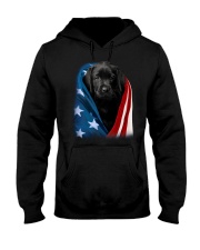 American flag - Labrador Hooded Sweatshirt tile