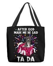God Said - American Pitbull Terrier All-Over Tote tile
