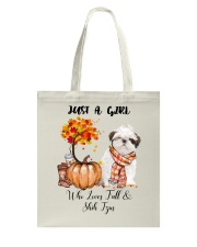 Fall And - Shih Tzu Tote Bag tile