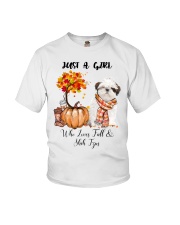 Fall And - Shih Tzu Youth T-Shirt tile