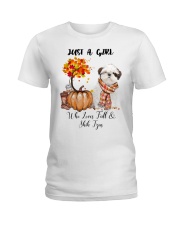 Fall And - Shih Tzu Ladies T-Shirt tile