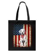 Dalmatian - American Flag Tote Bag tile