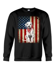 Dalmatian - American Flag Crewneck Sweatshirt tile