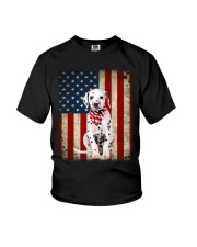 Dalmatian - American Flag Youth T-Shirt tile