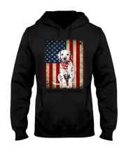 Dalmatian - American Flag Hooded Sweatshirt tile