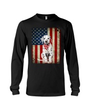 Dalmatian - American Flag Long Sleeve Tee tile