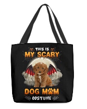 Scary Costume - RED Cockapoo All-Over Tote tile