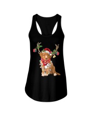 Reindeer - Nova Scotia Duck Tolling Puppy Ladies Flowy Tank tile