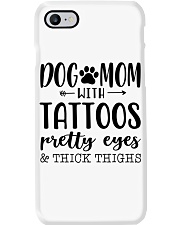 Dog Mom Tattoos Pretty Eyes Phone Case tile